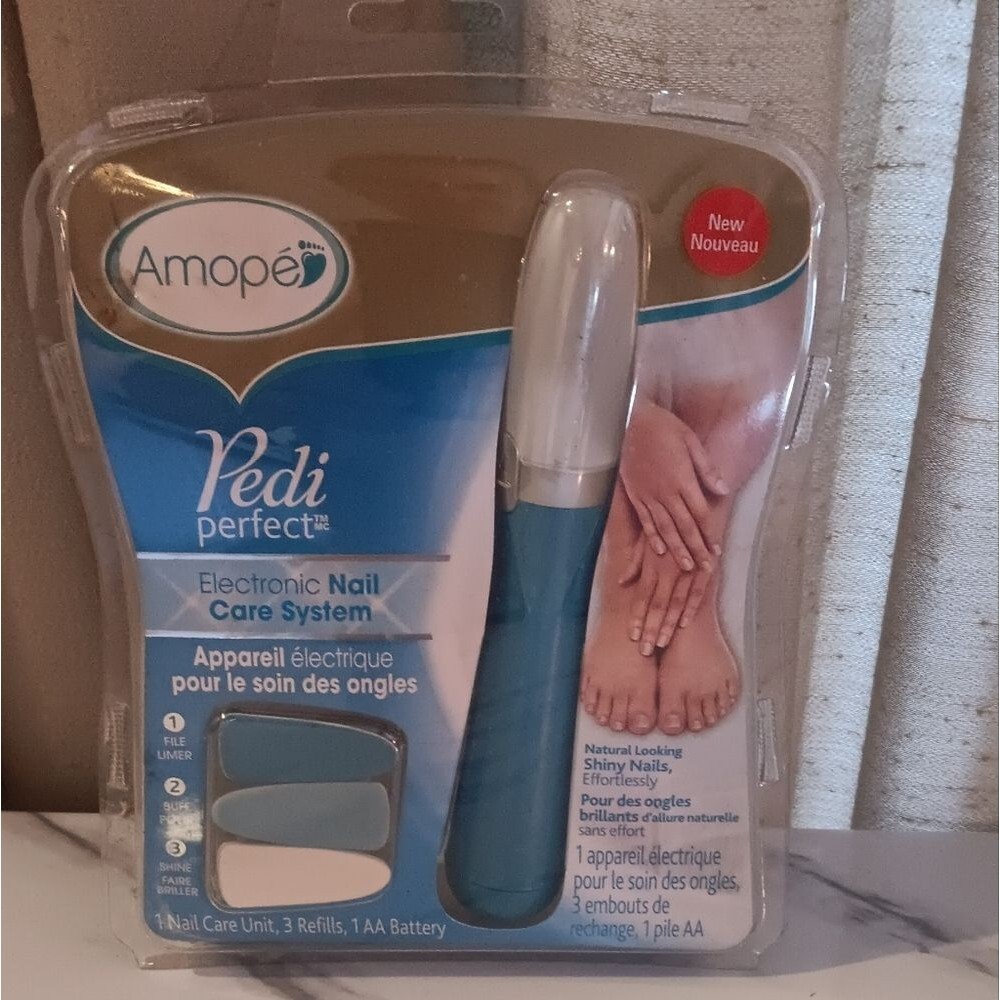 Amope Pedi Perfect Electronic Nail Care System - Blue